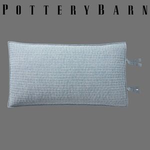 Pottery Barn Pick-Stitch Handcrafted Quilted Sham